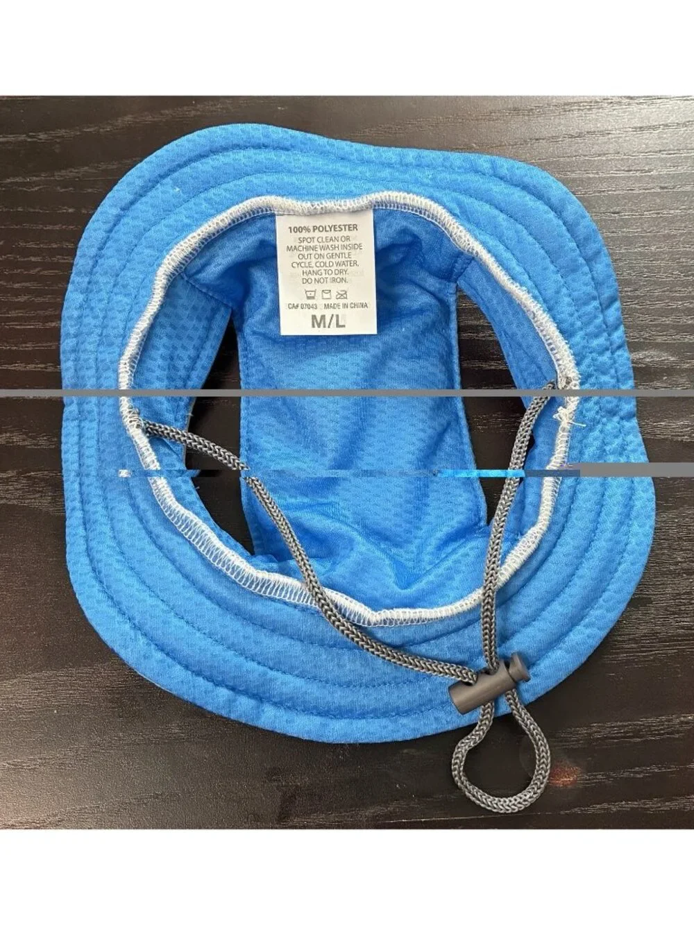 Coleman Pooch Chill Cooling Pet Dog Hat Adjustable Strap Med Large Blue White
